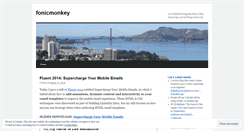 Desktop Screenshot of fonicmonkey.net